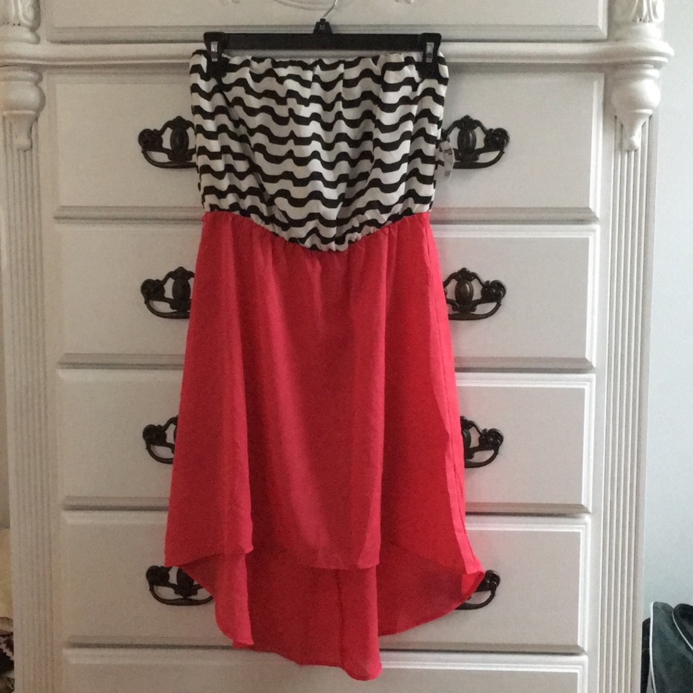 Hi-Low Tube Top Dress